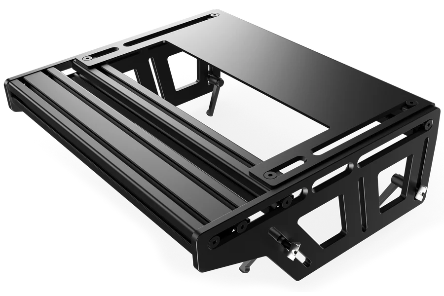 Universal PEDAL PLATE profile and heel rest system