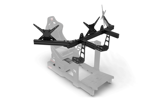 Cockpit-Mounted Triple Monitor Mount