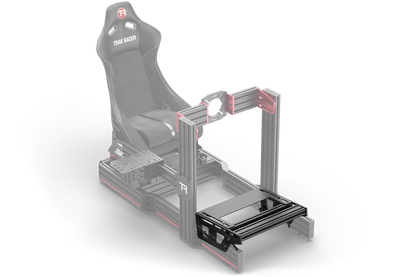 Universal PEDAL PLATE profile and heel rest system